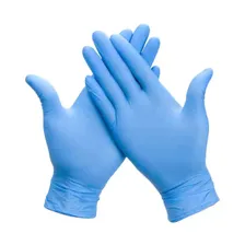 Top Glove Connect Blue Nitrile Перчатки нитриловые голубые L (100 шт.)