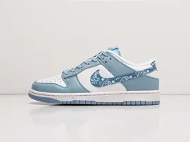 мужские кроссовки Nike SB Dunk Low Blue Paisley White / Light Blue / Paisley