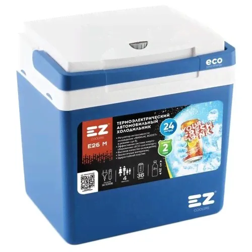 Автомобильный холодильник EZ Coolers E26M 12/230V, blue, синий/blue, ABS-пластик