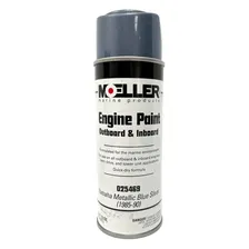 Moeller Color Vision Paint 85-90 Yamaha Metallic Blue Silver #025469