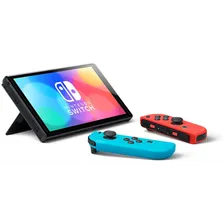 Игровая приставка Nintendo Switch OLED 64GB, Neon Blue/Neon Red