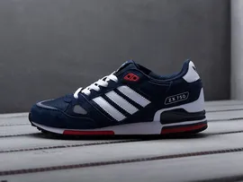 мужские кроссовки Adidas ZX 750 Cloth Navy Blue / White / Red