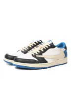 Кеды Nike x Travis Scott x Fragment Air Jordan 1 Low OG SP Military Blue