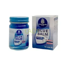 Тайский бальзам Синий - от простуды и варикоза / Blue Balm Coco Blues 50 гр