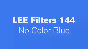 LEE Filters 144 - No Color Blue screen (Color Filters) - 10 hours 4K Color Gel Test