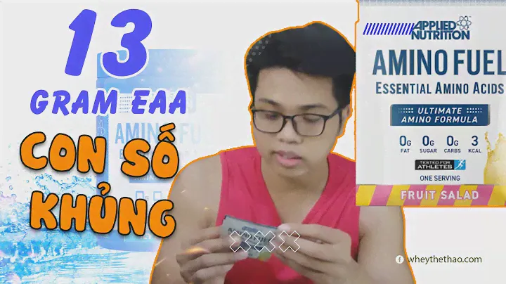 AMINO FUEL - Thử vị trái cây EAA của hãng Applied Nutrition ✅ Whey Thể Thao