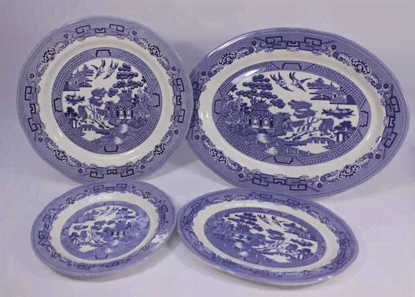Чашка с блюдцем 200 мл, Blue Willow
