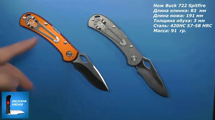 Нож Buck 722 Spitfire - яркий истребитель