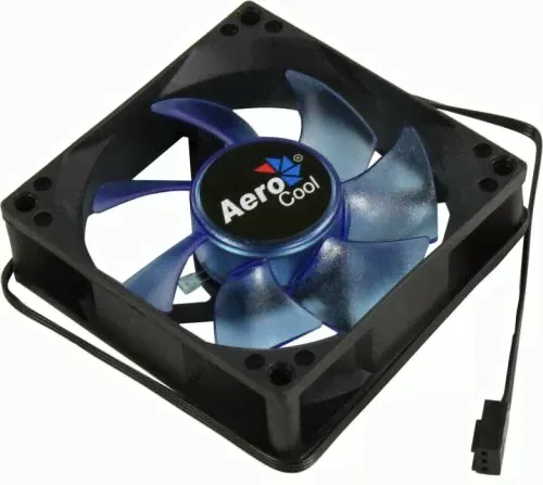 Вентилятор Aerocool Motion 8 Blue-3P (3пин, 80x80x25мм, 25.3дБ, 2000об/мин)-0