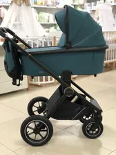 Коляска 2в1 Carrello Ultimo Aqua Blue Надувные колеса /арт 6516