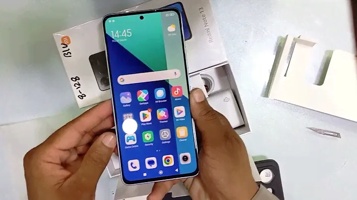 Xiaomi Redmi note 13 ice Blue 8+8 128 unboxing 🔥