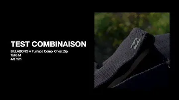 Test combinaison surf 2021 | 4/3 Billabong | Furnace Comp  Chest Zip