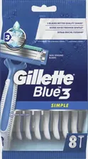 Gillette Одн. станок Blue Simple3 8шт