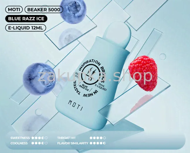 MOTI Beaker 5000 - Blue Razz Ice