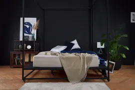 Матрас blue sleep hybrid duo 200*160 (blue sleep) серый 160x200 см.