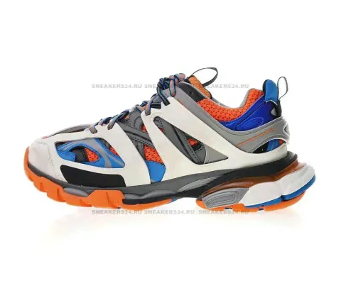 Balenciaga Track Trainers (Blue/Orange)-0
