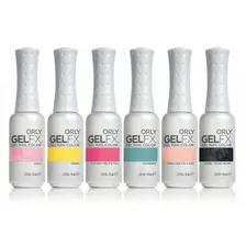 GelFX Nail Color Blue Suede