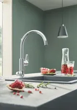 Смеситель Grohe Blue Pure BauCurve 30385000, с функцией фильтрации воды, хром