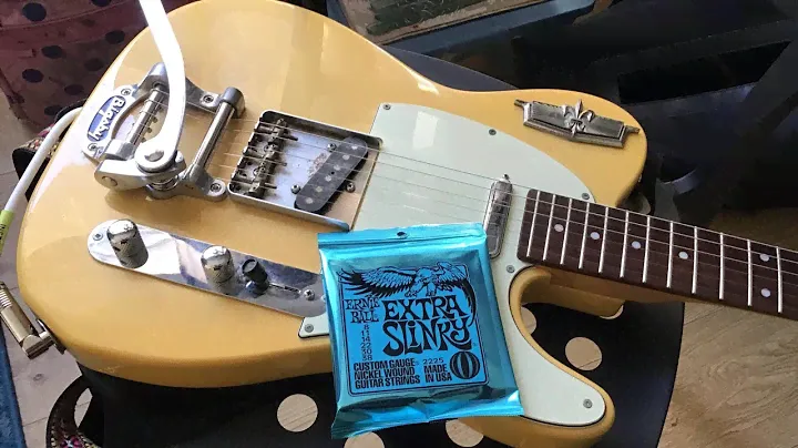 Trying Out EXTREMELY Light Gauge Strings (Ernie Ball Extra Slinky 8-38!!!)