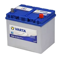 Автомобильный аккумулятор Varta Blue Asia D47 60R обр. пол. 540A 232x173x225