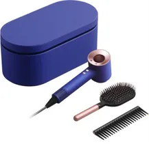Фен Dyson Supersonic HD07 с кейсом для хранения Gift Edition (Vinca Blue/Rosé) с набором фирменных расчесок