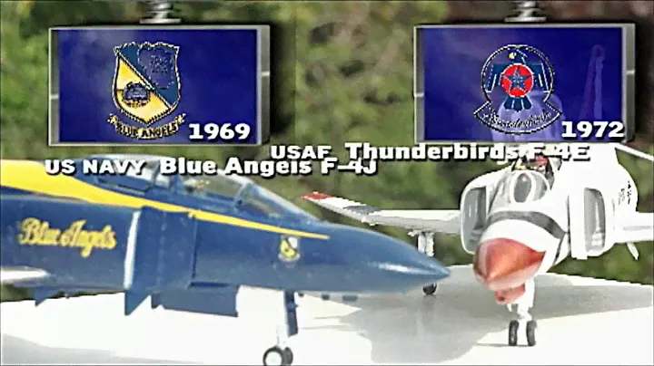 Phantom Blue Angels & Thunderbirds 1:72