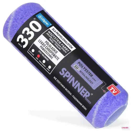 Blue Dolphin Валик малярный 245мм Spinner, волокно полиэстер ядро 48мм