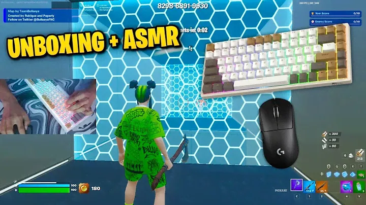 RK84 Unboxing ⌨️ Review 🤩 Fortnite ASMR Gameplay Yellow Switches