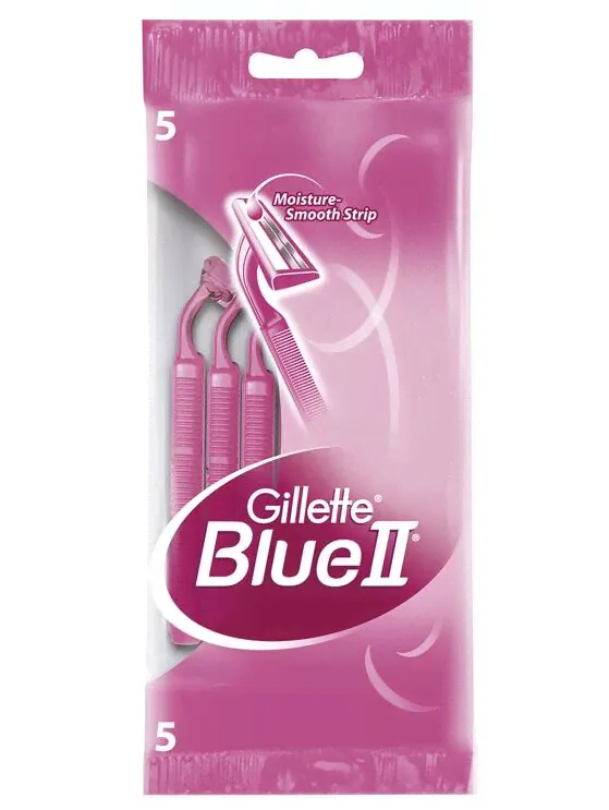 Станок женский одноразовый Gillette Blue II, 5шт-0