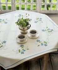 Набор для вышивания Anchor Blue Flower Tablecloth 90*90 см MEZ 9240000-02315