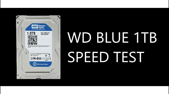 HDD WD BLUE 1TB Speed Test - Test tốc độ HDD WD 1TB WD10EZEX Sata 3 BLUE
