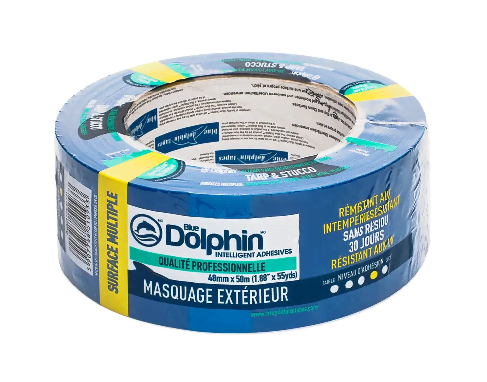 Малярная лента Dolphin Exterior ПВХ Blue 48мм*25м-0