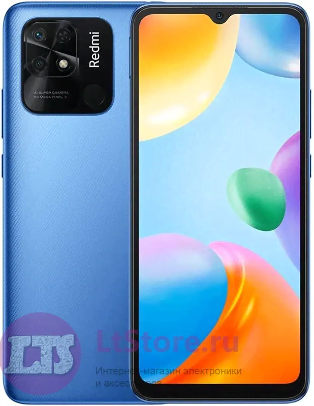 Смартфон Xiaomi Redmi 10C 4/64GB Blue Global Version-0