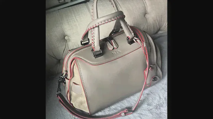 Unboxing Coach Ace Satchel Color Fog Gray