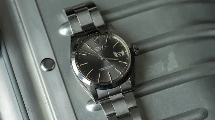 ROLEX Oyster Perpetual Date Ref.1500 Grey Dial 1970s