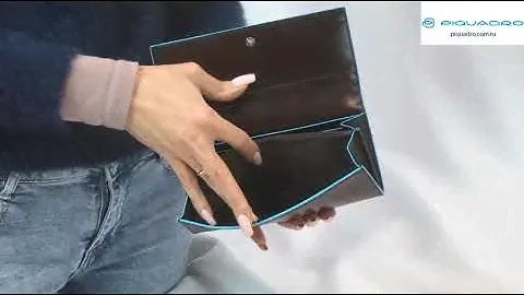 Коричневый кошелек женский Piquadro Blue Square PD3211B2/MO