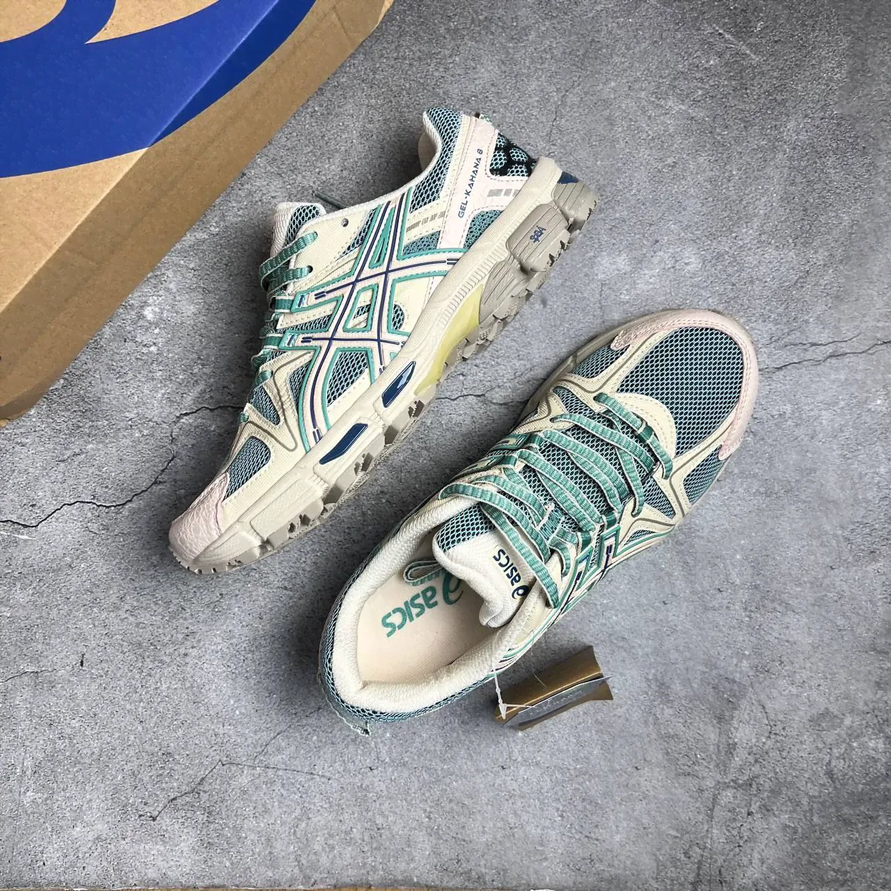 Кроссовки Asics Gel-Kahana 8 Marathon Khaki Blue