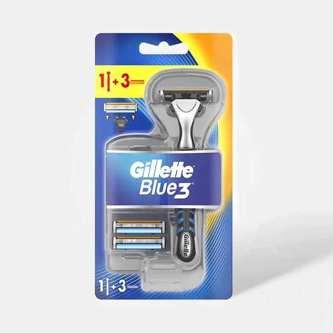Станок Gillette, Blue 3, 3 сменные кассеты-0