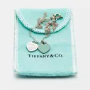 Tiffany & Co. Return To Tiffany Blue Enamel Double Heart Tag Pendant Necklace 909615 (голубой, lpn24566792)