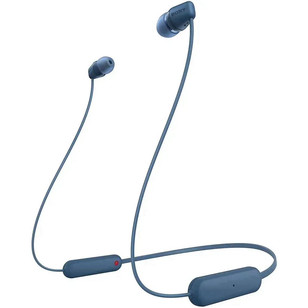 Беспроводные наушники Sony WI-C100 Blue-0