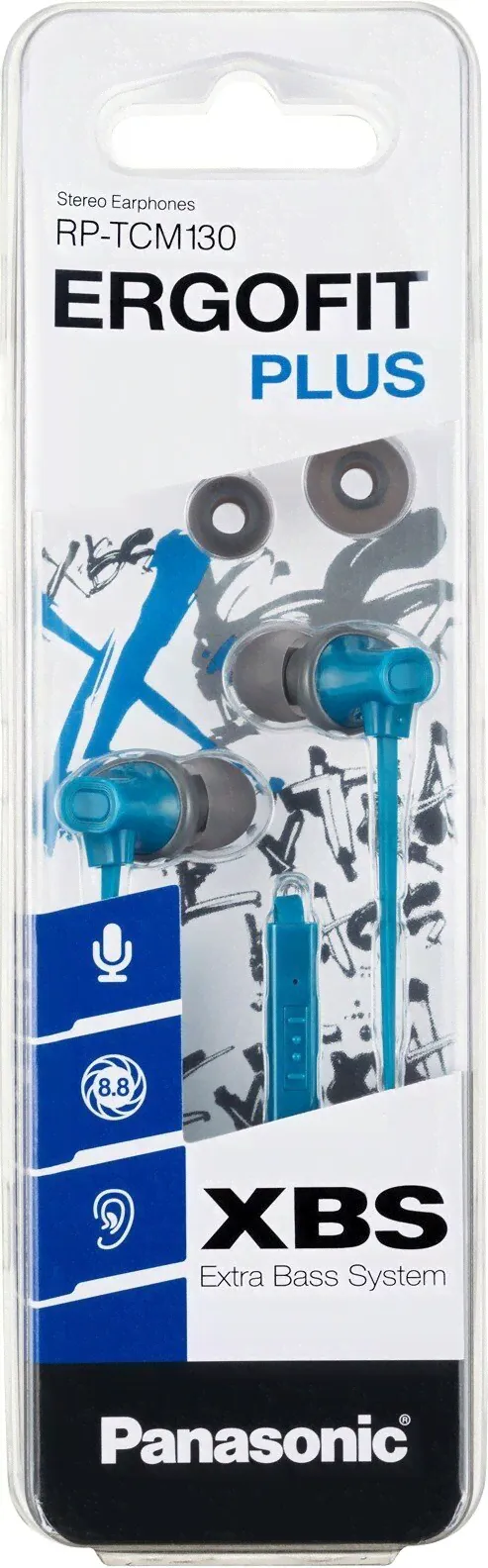 Audio-Technica Наушники Panasonic RP-TCM130GE, blue наушники-2
