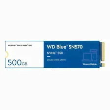Накопитель SSD WD Blue SN570 WDS500G3B0C 500 Гб синий