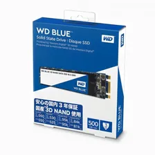 Накопитель SSD WD 500GB SATA WDS500G2B0B Blue M.2