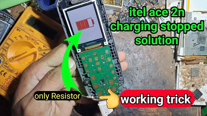 itel ace 2n charging stopped solution | itel n2 charging problem | jumper solution