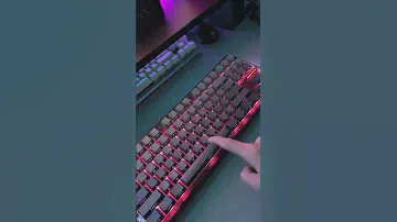 AULA F87 Pro رأيكم ؟!🤔 #pcgamingsetup #gaming #gameingsetup #gamingdesk #keyboard