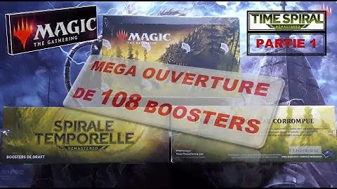 Temporal Spiral Remastered: мега-открытие 108 бустеров Magic the Gathering (1/2)