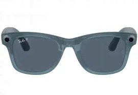 Ray-Ban Meta Wayfarer RW 4006 matte jeans/polar dusty blue