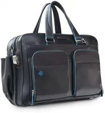 Сумка мужская для ноутбука Piquadro Blue Square, черная