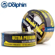 Лента малярная Blue Dolphin Washi Ultra Premium из рисовой бумаги