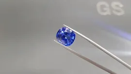 Яркий сапфир оттенка Open Royal Blue 10,02 карата, Шри-Ланка